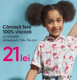 Pepco Cămașă fete 100% viscoză Ofertă