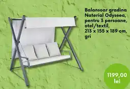 Leroy Merlin Balansoar gradina Naterial Odyseea Ofertă