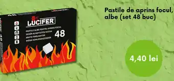 Leroy Merlin Pastile de aprins focul, albe (set 48 buc) Ofertă