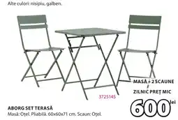 JYSK Aborg set terasă Ofertă