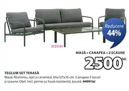 JYSK Teglum set terasă Ofertă