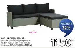 JYSK Ondrup colțar terasă Ofertă