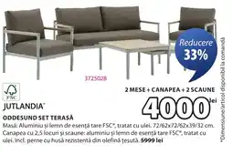 JYSK Oddesund set terasă Ofertă