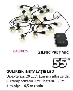 JYSK Gulirisk instalaţie led Ofertă