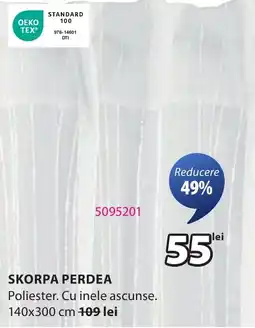 JYSK Skorpa perdea Ofertă