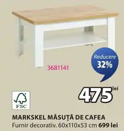 JYSK Markskel măsuţă de cafea Ofertă