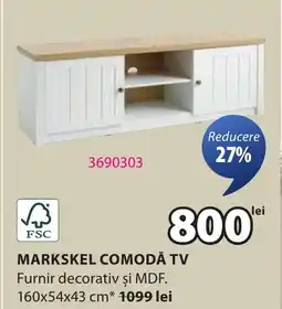 JYSK Markskel comodă tv Ofertă