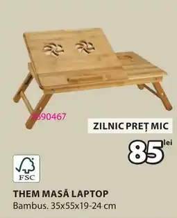JYSK Them masă laptop Ofertă