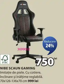 JYSK Nibe scaun gaming Ofertă