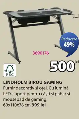 JYSK Lindholm birou gaming Ofertă