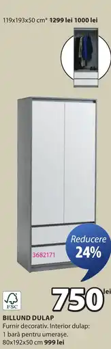 JYSK Billund dulap Ofertă