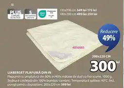 JYSK Liaberget plapumă din in Ofertă
