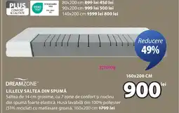 JYSK Lillelv saltea din spumă Ofertă