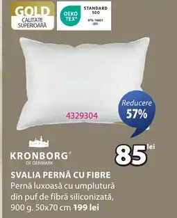 JYSK Svalia pernă cu fibre Ofertă