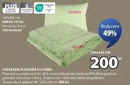 JYSK Fosseken plapumă cu fibre Ofertă