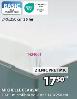 JYSK Michelle cearşaf Ofertă