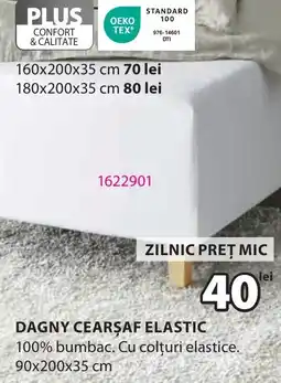 JYSK Dagny cearşaf elastic Ofertă