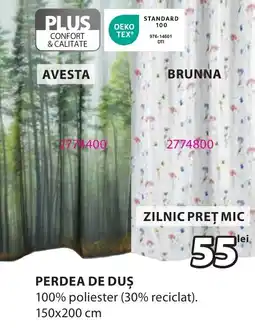 JYSK Perdea de duş Ofertă