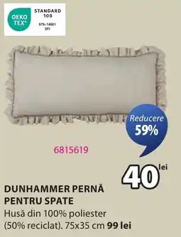 JYSK Dunhammer pernă pentru spate Ofertă