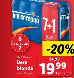 Lidl TIMIŞOREANA Bere blondǎ Ofertă