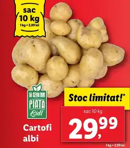 Lidl Cartofi albi Ofertă