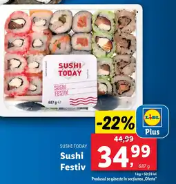 Lidl SUSHI TODAY Sushi Festiv Ofertă