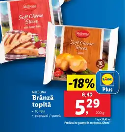 Lidl MILBONA Brânză topită Ofertă