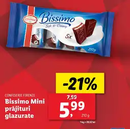 Lidl CONFISERIE FIRENZE Bissimo Mini prăjituri glazurate Ofertă