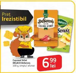 Supeco Cașcaval feliat DELACO DeSeniș Ofertă