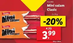 Lidl DULANO Mini salam Clasic Ofertă