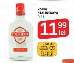 Supeco Vodka STALINSKAYA 0.2 L Ofertă