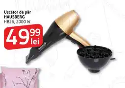 Supeco Uscător de păr HAUSBERG HB26 Ofertă