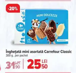 Carrefour Înghețată mini asortată Carrefour Classic Ofertă