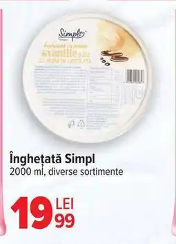 Carrefour Înghețată Simpl Ofertă