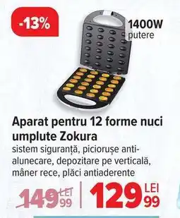 Carrefour Aparat pentru 12 forme nuci umplute Zokura Ofertă
