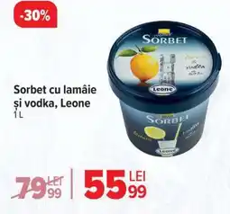 Carrefour Sorbet cu lămâie și vodka, Leone Ofertă