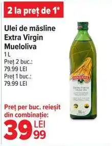 Carrefour Ulei de măsline Extra Virgin Mueloliva Ofertă