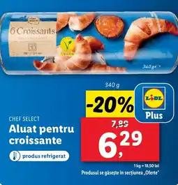 Lidl CHEF SELECT Aluat pentru croissante Ofertă