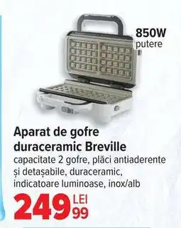 Carrefour Aparat de gofre duraceramic Breville Ofertă