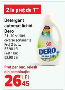 Carrefour Detergent automat lichid, Dero Ofertă