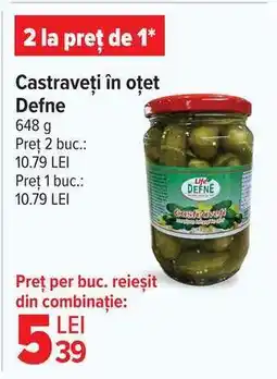 Carrefour Castraveți în oțet Defne Ofertă