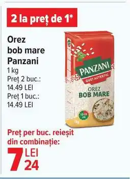 Carrefour Orez bob mare Panzani Ofertă