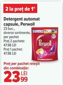 Carrefour Detergent automat capsule, Perwoll Ofertă