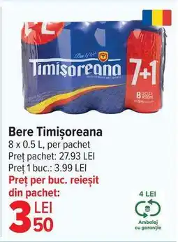 Carrefour Bere Timisoreana Ofertă