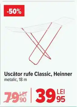 Carrefour Uscător rufe Classic, Heinner Ofertă
