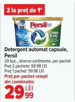 Carrefour Detergent automat capsule, Persil Ofertă