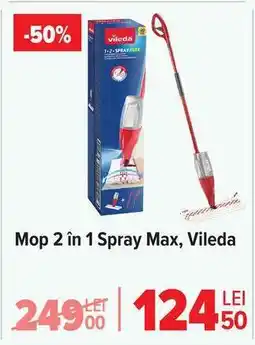 Carrefour Mop 2 în 1 Spray Max, Vileda Ofertă
