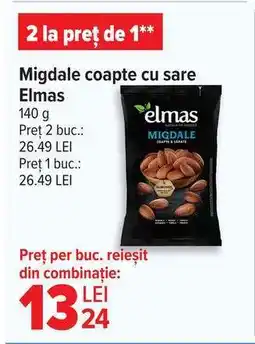 Carrefour Migdale coapte cu sare Elmas Ofertă