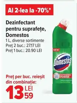Carrefour Dezinfectant pentru suprafețe, Domestos Ofertă