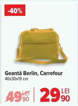 Carrefour Geantă Berlin, Carrefour Ofertă
